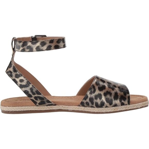 Aerosoles Women's Demarest Leopard Espadrille Sandals Size 6.5 New In Box - Picture 4 of 11